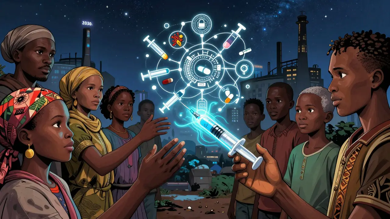 South African patient receiving long-acting HIV injection with community support