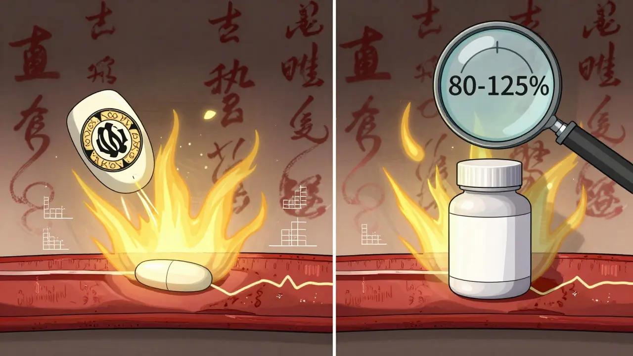 Brand-name and generic pills emit identical energy waves into bloodstream.